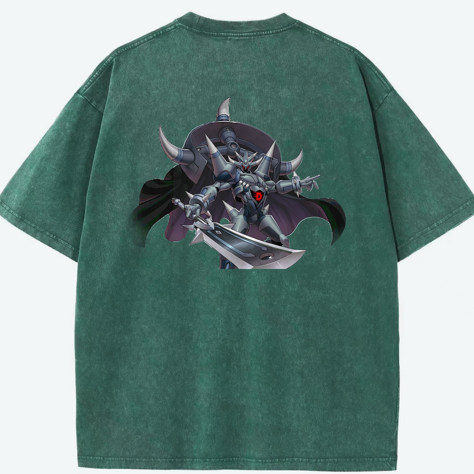 （画像用） 遊☆戯☆王 Yu-Gi-Oh! 綿100% ヴィンテージ風 半袖Tシャツ（背面プリント）